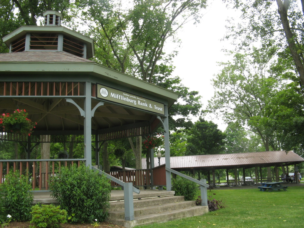 The rail trail arrives in Mifflinburg Borough at the Community Park.