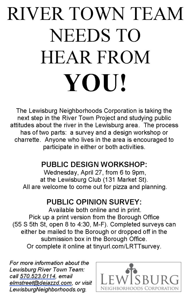 Survey and Charrette flyer TWO half